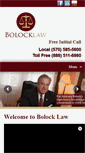 Mobile Screenshot of bolocklaw.com